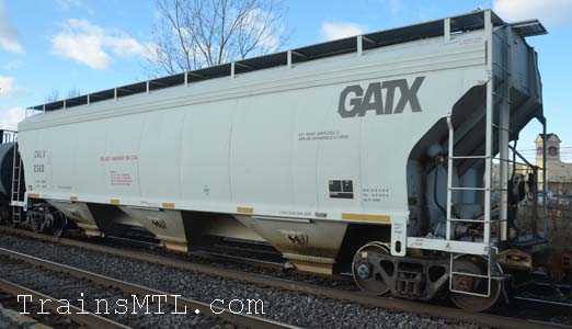 Car/wagon CGLX2320 left side / coté gauche